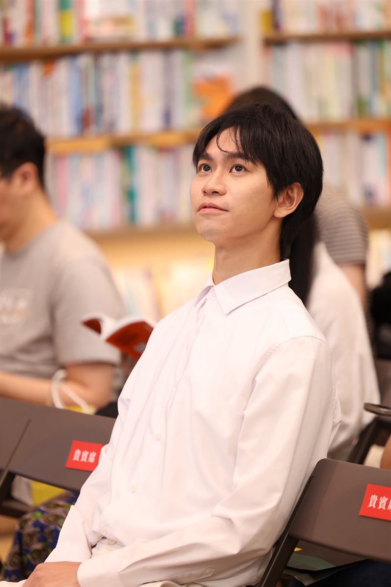 Andy老師被問到官司進度。(圖／記者鄭孟晃攝影）