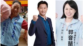 國民黨北市第五選區市議員初選由張延廷、周世雄及郭音蘭角逐，最後由張延廷勝出（組合圖／翻攝自張延廷、周世雄及郭音蘭臉書） 