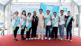 民眾黨台中市議員候選人今天舉行誓師大會。（圖／江和樹臉書）