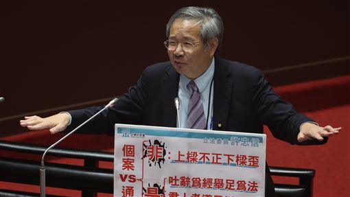 披法學外衣的變色龍！許忠信搬免責權擋箭