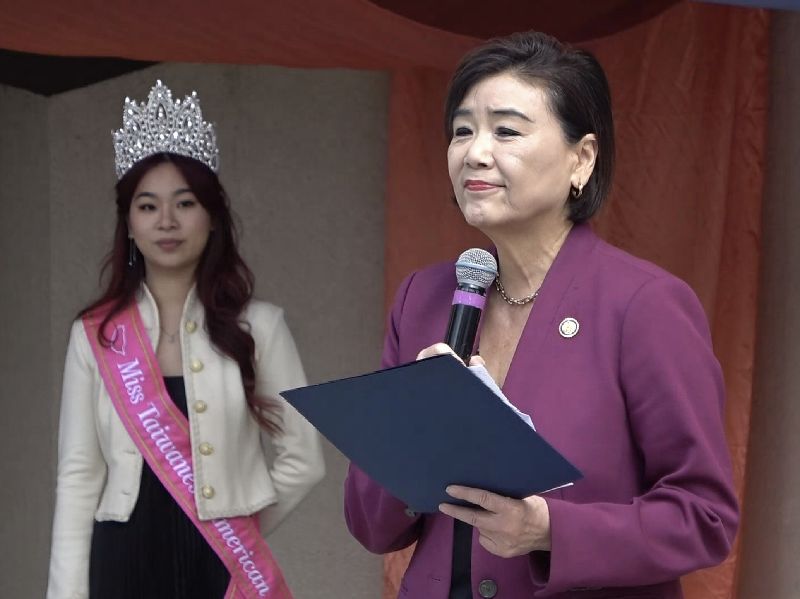 美國聯邦眾議員趙美心（圖）出席大洛杉磯台美人傳統週，表示世界關注台海議題之際，台美關係更顯重要。（圖／中央社）