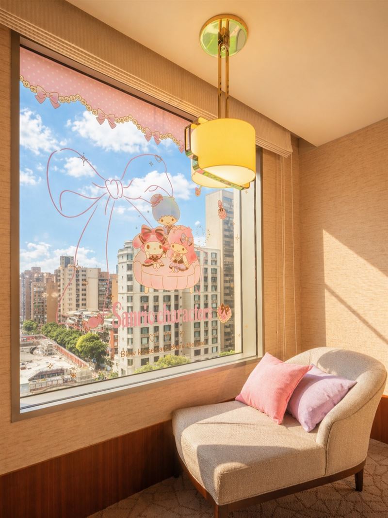 台北遠東香格里拉「美樂蒂&amp;雙星仙子」主題房（圖／台北遠東香格里拉提供）