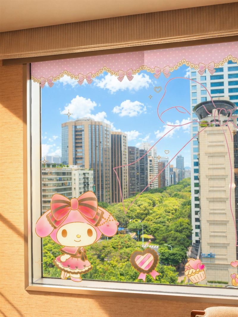 台北遠東香格里拉「美樂蒂&amp;雙星仙子」主題房（圖／台北遠東香格里拉提供）
