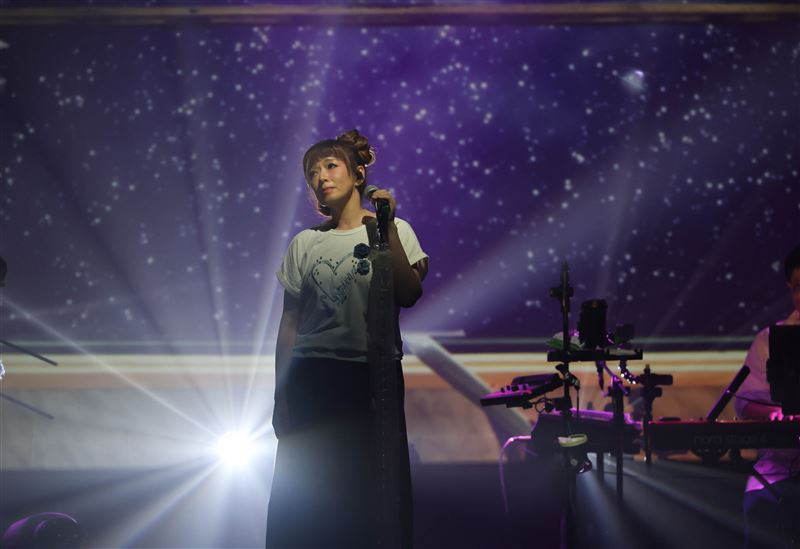 趙詠華演唱超過20首歌曲，讓歌迷感受到她獨有的溫暖與真摯。（圖／寬宏藝術提供）