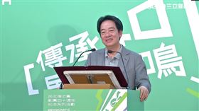 賴清德出席民進黨創黨40週年青年座談會。（圖／翻攝畫面）
