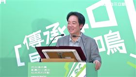 賴清德出席民進黨創黨40週年青年座談會。（圖／翻攝畫面）