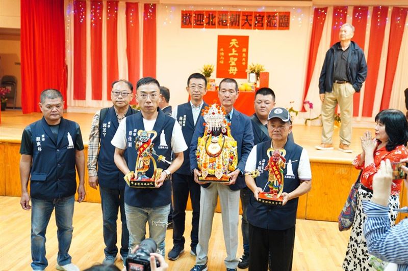 北港朝天宮建廟330周年　媽祖信仰邁向國際，北港媽分靈美國紐約。（圖／北港朝天宮提供）