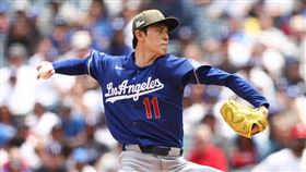 佐佐木朗希主投7局飆8K、僅失1分。（圖／美聯社／達志影像）