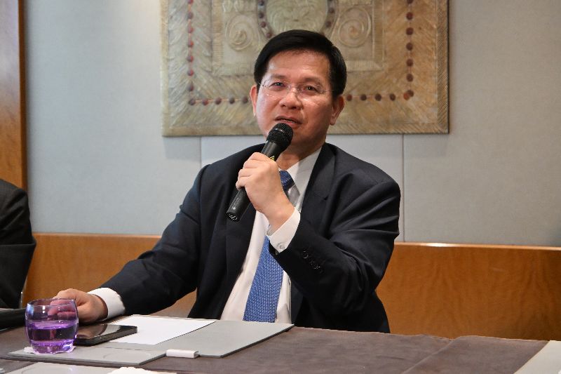 外交部長林佳龍表示，台灣有「能力和決心」嚇阻中國武力犯台。（圖／中央社）