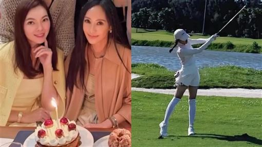 51歲曾馨瑩打高球「露一腿」少女感藏不住