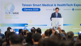林佳龍訪日內瓦，並向WHO呼籲台灣是不可或缺的一員。（圖／翻攝自林佳龍臉書）