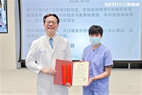彰基X光機斷裂墜落!放射師肉身攔阻救病患（圖／翻攝畫面）
