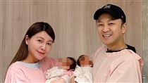 新／謝京穎生了　張書偉雙胞胎女兒小名曝