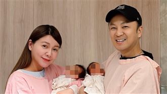 新／謝京穎生了　張書偉雙胞胎女兒小名曝