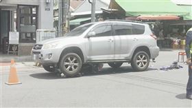 新仁市場,台中,大里,新仁路,車禍,斷腿（圖／議員江和樹提供）