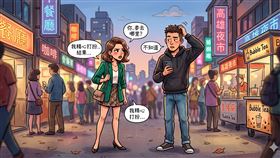 約會,開房,網友（示意圖／AI生成）