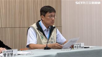 疾管署防疫醫師林詠青說明百日咳疫情。（圖／記者蔣季容攝影）