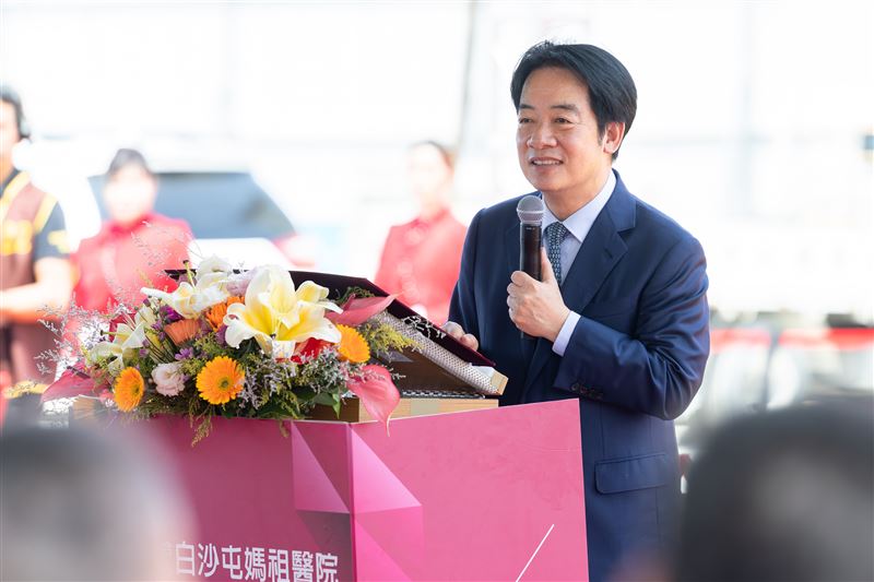 總統賴清德出席白沙屯媽祖醫院開工動土典禮（圖／總統府提供）