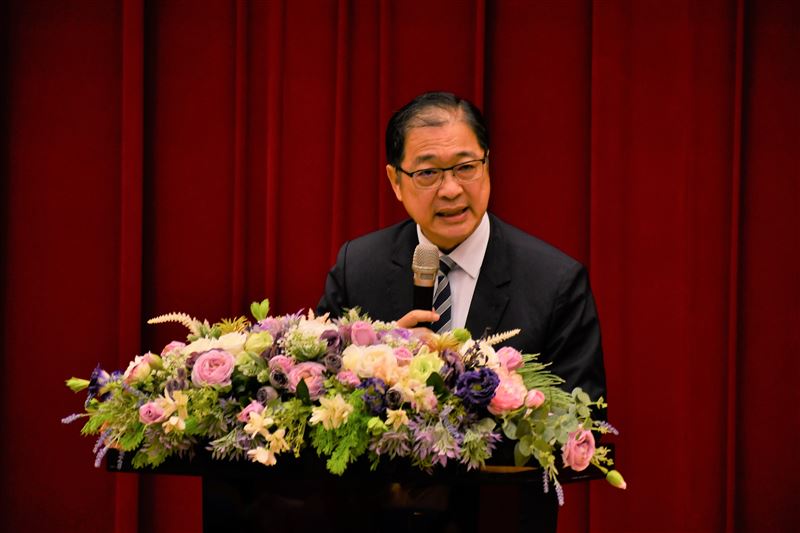 法務部長鄭銘謙提出4項工作期許。（圖／翻攝畫面）