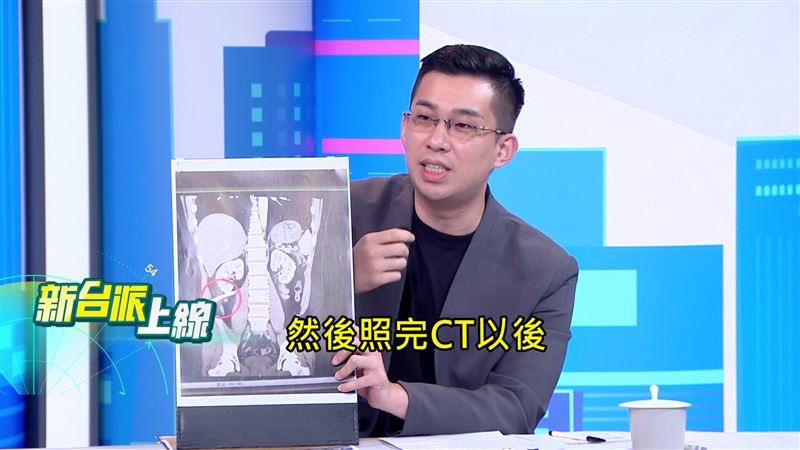 台北市議員參選人陳聖文4月參加密室逃脫活動，也曾被9公分的壓克力碎片刺傷腹部。（圖／新台派上線）