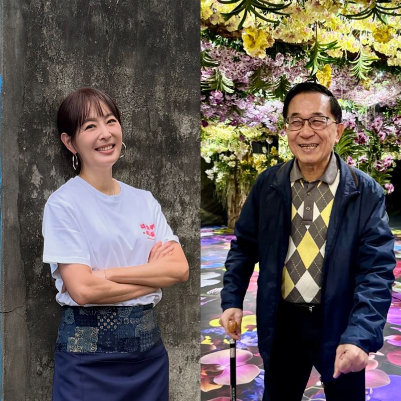 賈永婕邀請陳水扁爬台北101垂直馬拉松。（合成圖／翻攝自賈永婕的跑跳人生、陳水扁新勇哥物語臉書）