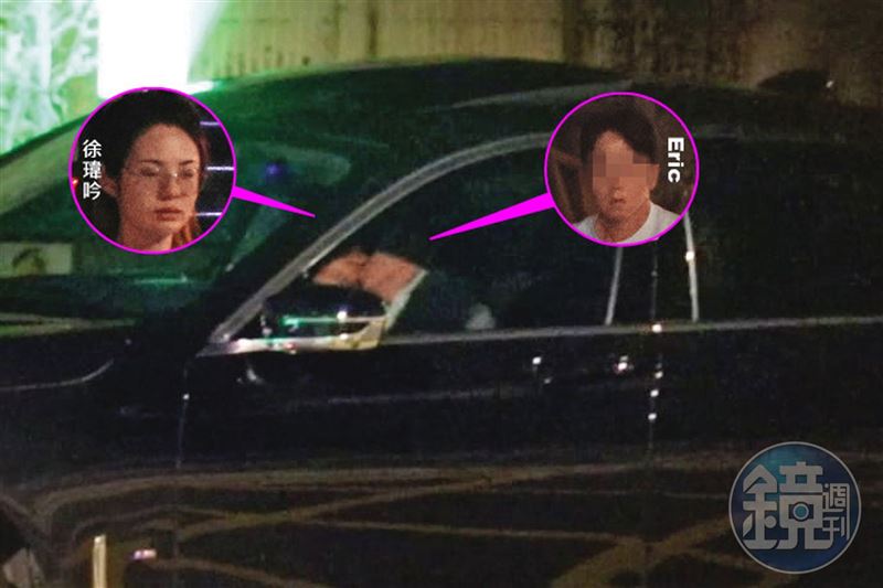 徐瑋吟與男友分別之前，在車內忍不住親吻了一下才告別。（圖／鏡週刊）