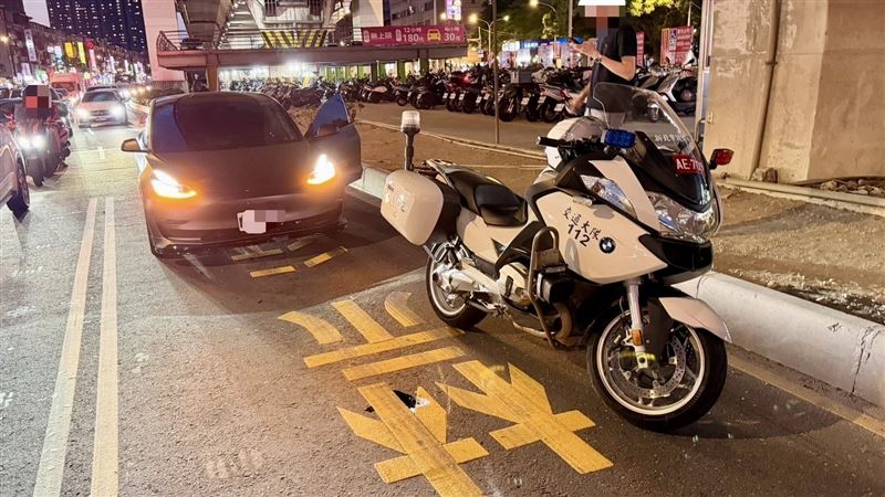 車禍事故現場。（圖／翻攝畫面）