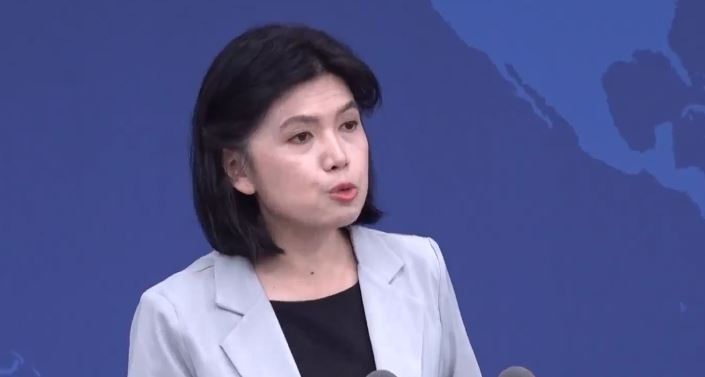 國台辦發言人朱鳳蓮主持例行記者會（圖／翻攝畫面）