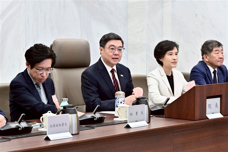 行政院長卓榮泰今(20)日主持行政院院會。(圖/行政院提供)