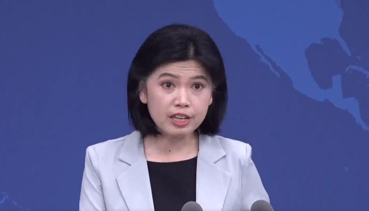 國台辦發言人朱鳳蓮主持例行記者會（圖／翻攝畫面）