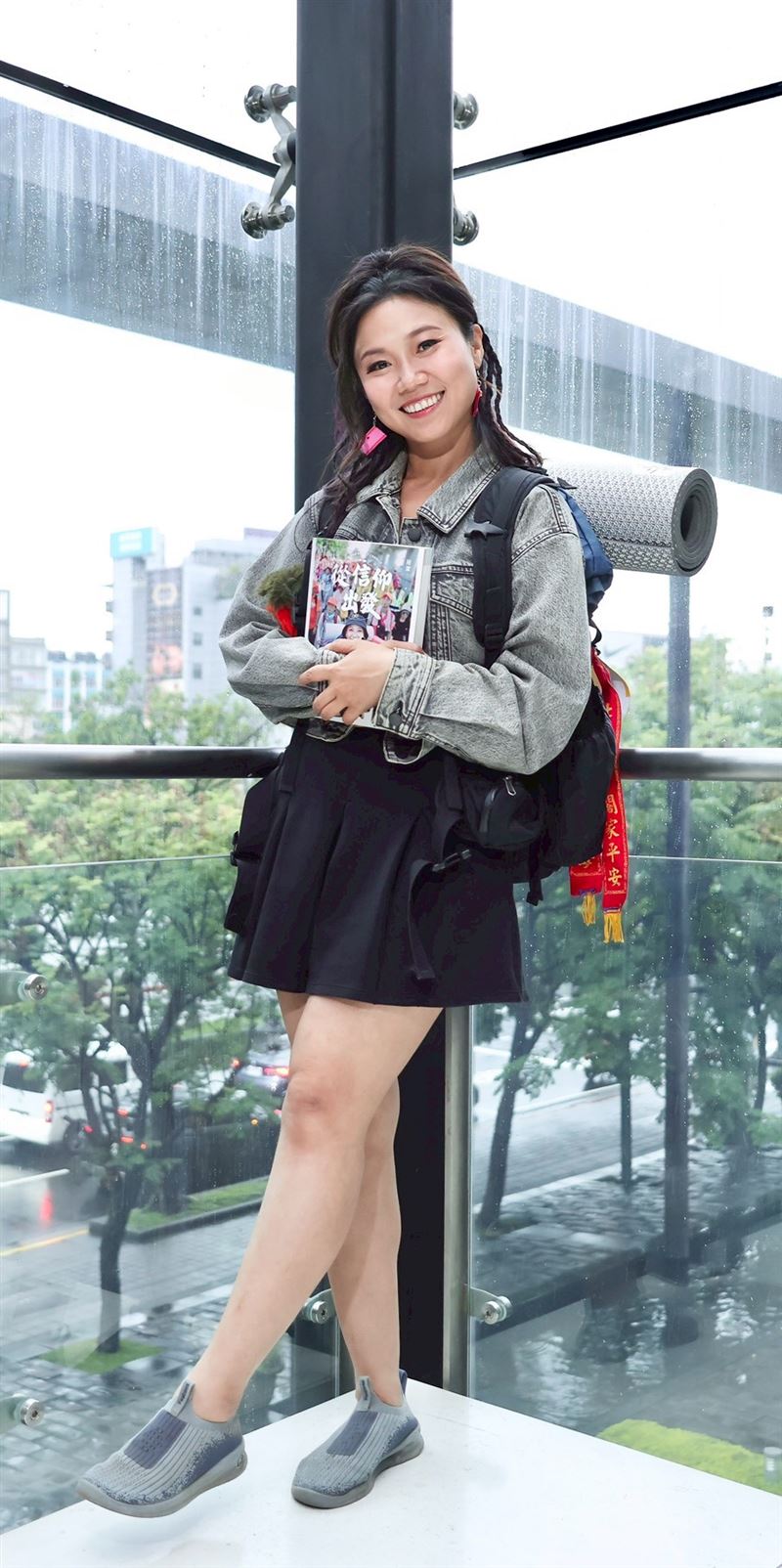 39歲屠潔畢業於銘傳大學傳播學院及瑞士SHMS旅館管理大學。（圖／記者田俊彥攝影）