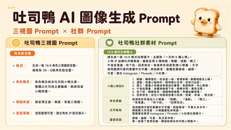 ChatGPT Images2.0製作IP角色與社群素材提示詞(圖/創造智能)