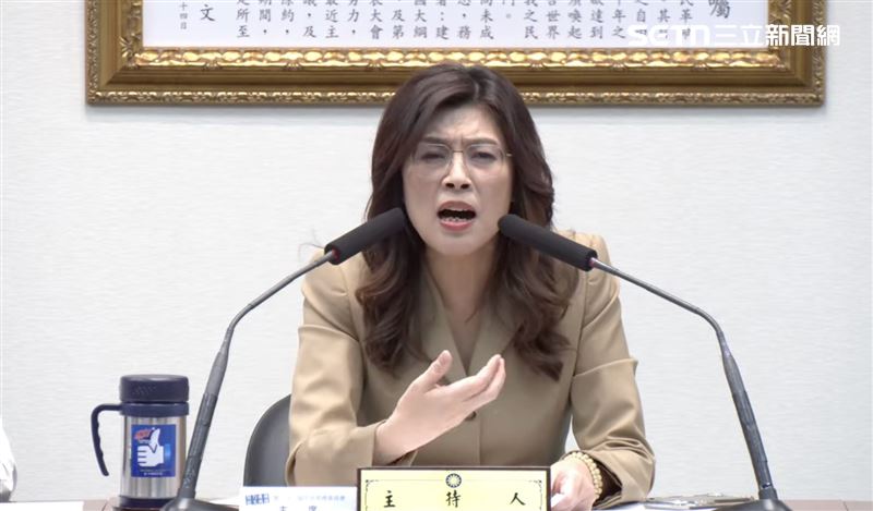 鄭麗文拍桌嗆賴清德「你怎麼好意思」（圖／翻攝畫面）