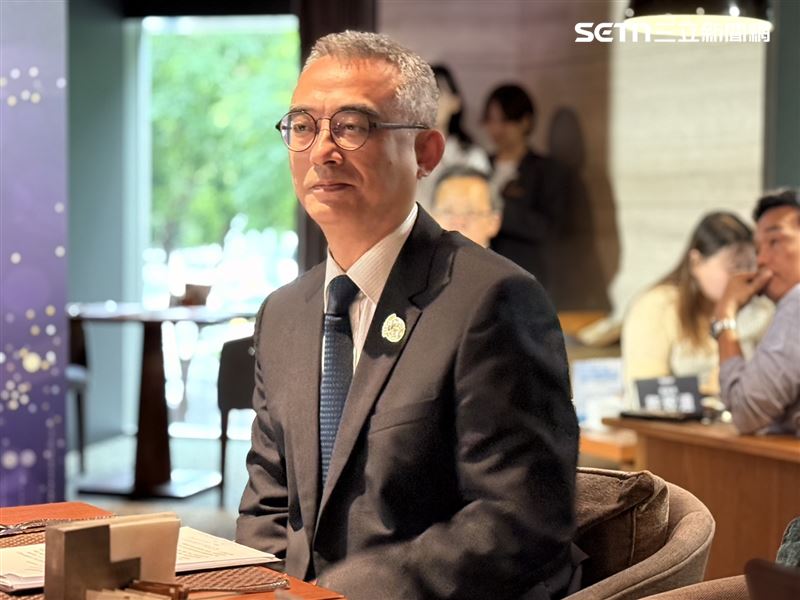 台灣虎航新任總經理邱彰信。（圖／記者李育道攝影）