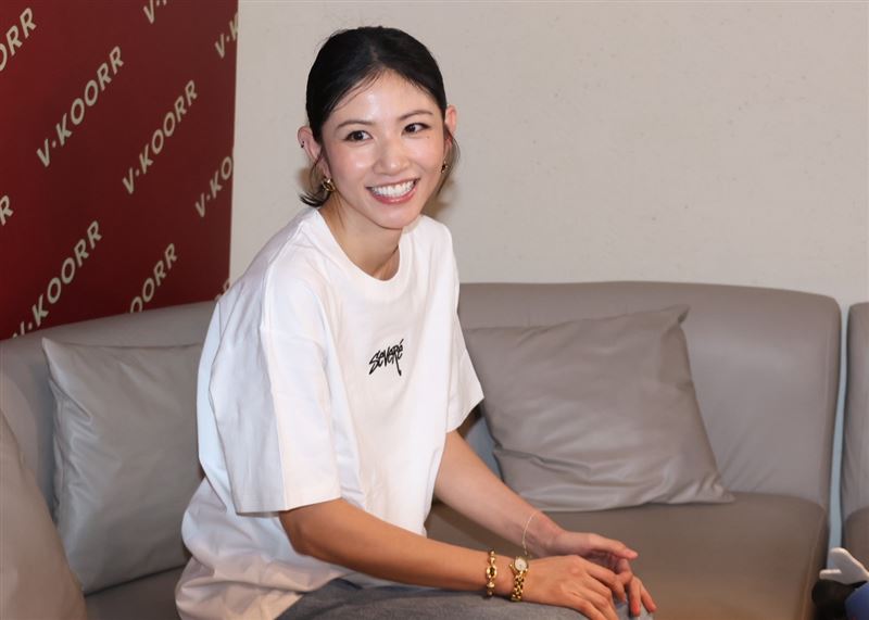 李千娜風波後首度出面受訪。（圖／記者鄭孟晃攝影）