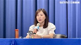 尹乃菁在中常會後接受媒體聯訪（圖／記者詹宜庭攝影）