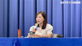 尹乃菁在中常會後接受媒體聯訪（圖／記者詹宜庭攝影）