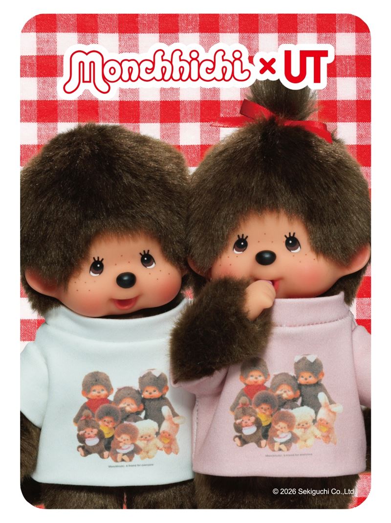 UNIQLO原創Monchhichi UT貼紙。（圖／品牌業者提供）