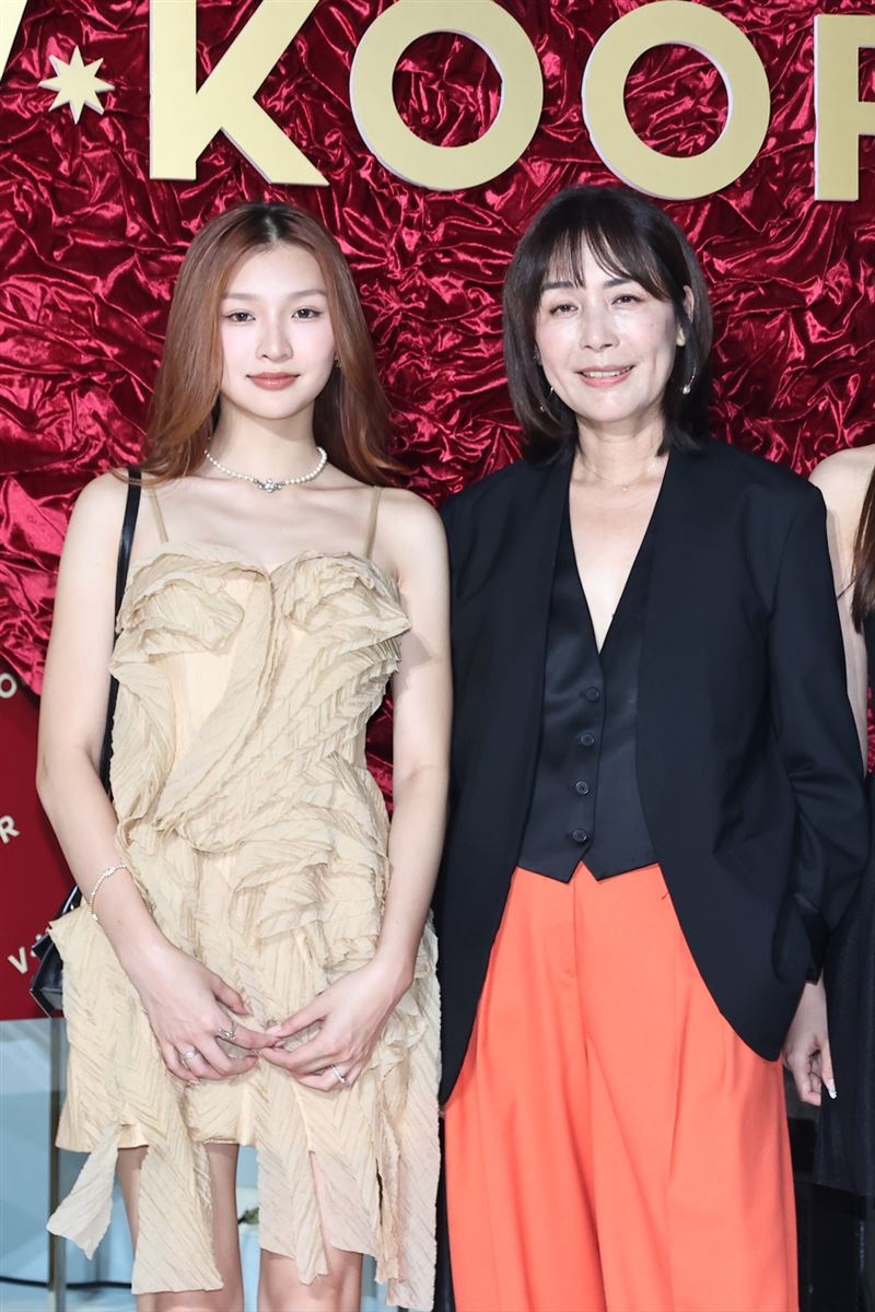 申力安（左）與陳婉若（右）被外界視為「準婆媳」。（圖／記者鄭孟晃攝影）