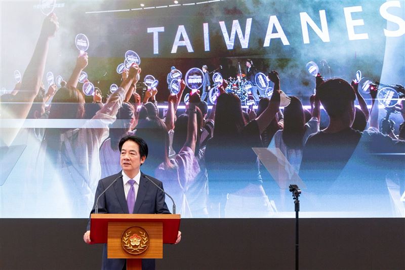 總統賴清德以「總統直選三十年，勇敢追求未來」為題，發表就職兩週年談話（圖／總統府提供）