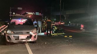 新／台東「雙載」機車自撞　5旬男女命危