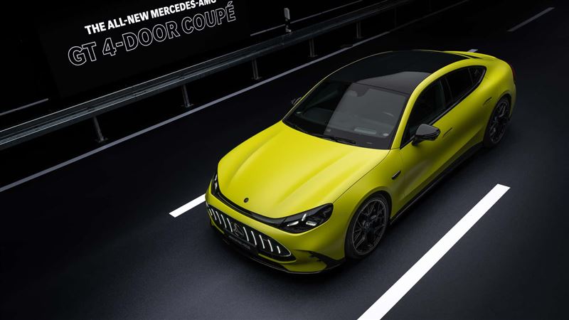 AMG GT四門搭載106kWh電池與三具軸向磁通馬達。（圖／翻攝Mercedes-Benz網站）