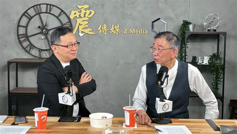 對於沈伯洋近期的表現，陳東豪（左）強調是「超乎預期」；尚毅夫（右）則透露，綠營有些要選議員的「心都放下來」。（圖／震傳媒《新聞！給問嗎？》提供）