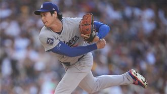 大谷首度開轟又奪勝　道奇輕鬆完封教士