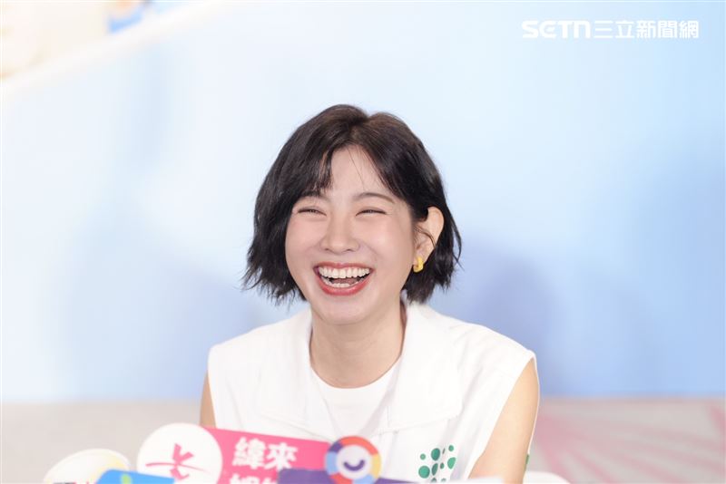 米可白曾有過一段婚姻,認為再婚更應該慎重考慮。(圖/記者鄭孟晃攝影)