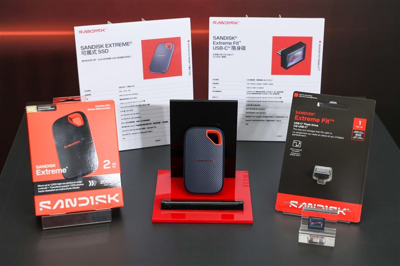 Sandisk在COMPUTEX 2026開展前夕,宣布推出多款新品。(圖/Sandisk提供)