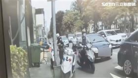 台中,安全帶,油門,破窗,拒檢,警匪（圖／翻攝畫面）