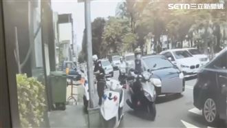 台中嫌心虛拒檢狂飆　勇警破窗制止滿手血