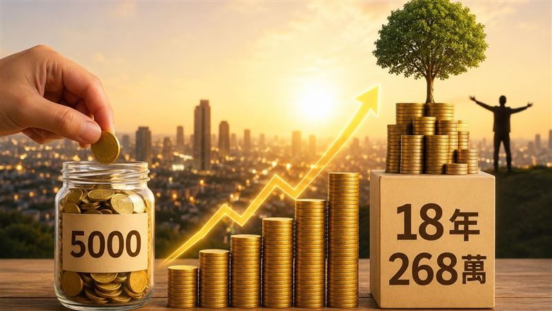 5000元成長津貼買這檔ETF!18年滾出268萬