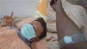 李康生因為胸部不適，進手術室接受心導管微創手術，讓外界相當擔心他的身體狀況。（圖／翻攝自蔡明亮、李康生臉書）
